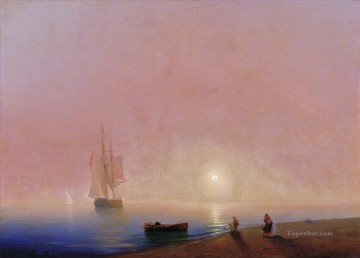 Paisajes Painting - Ivan Aivazovsky despedida Marina